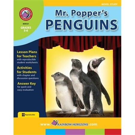 Rainbow Horizons Rainbow Horizons JSLA37 Mr. Poppers Penguins - Novel Study - Grade 5 to 6 JSLA37